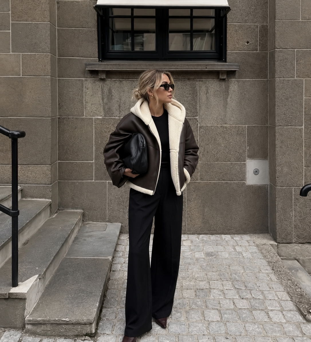 AVIATOR JACKET SCHOKOBRAUN
