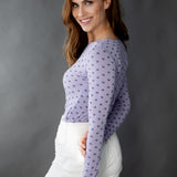 MESH-LONGSLEEVE "DOTS"