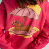 STATEMENT SWEATSHIRT „RIVIERA DACKEL"