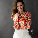 ROTES SOFT LONGSLEEVE MIT ROLLI