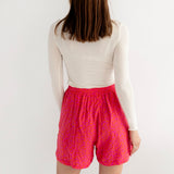 KURZE MUSSELIN LEO SHORTS „COLOURFUL LEO“
