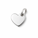 KUGELKETTE MIT HERZCHENANHÄNGER AUS STERLINGSILBER & 18KT VERGOLDUNG