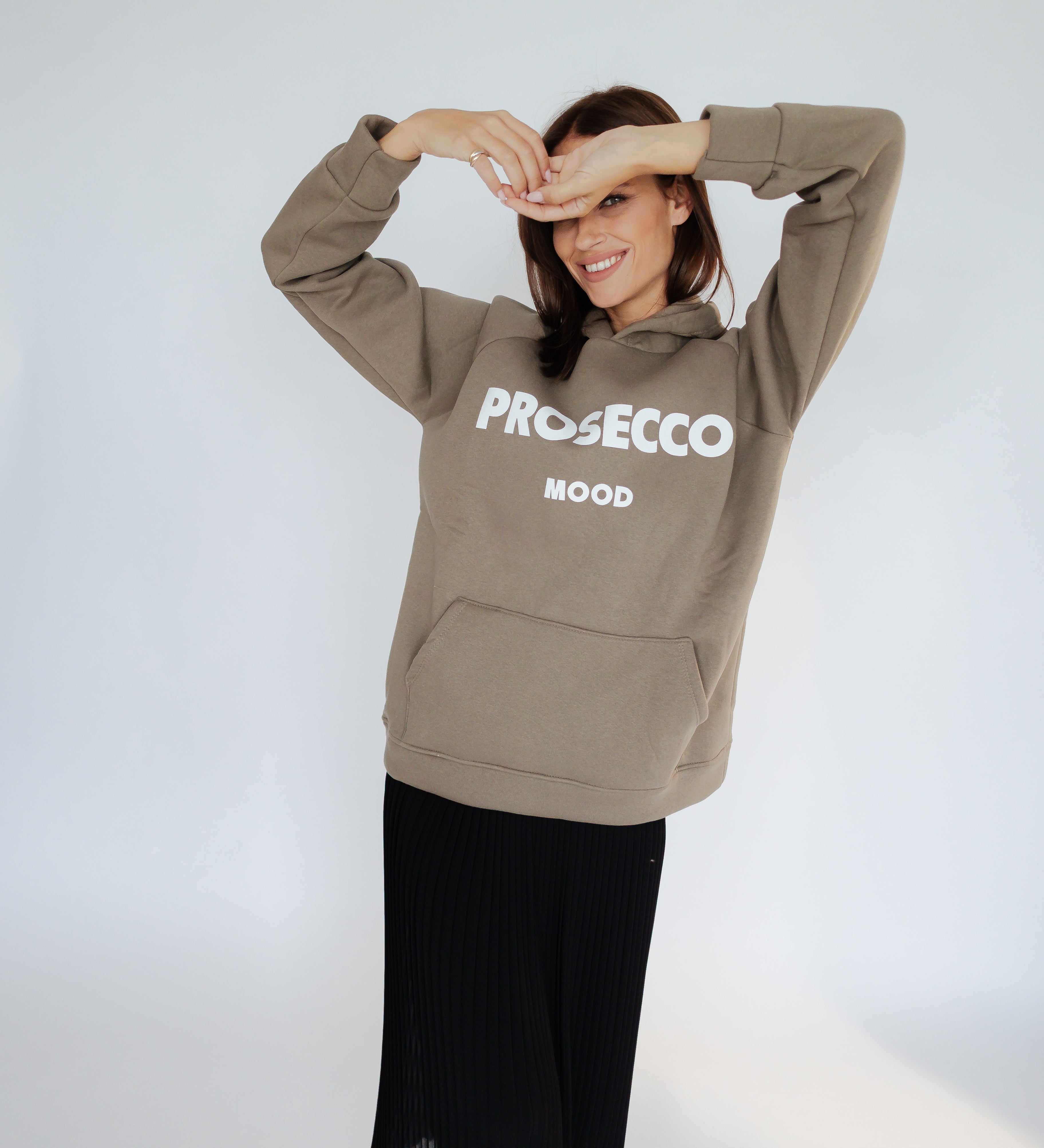 OVERSIZE HOODIE "PROSECCO MOOD"
