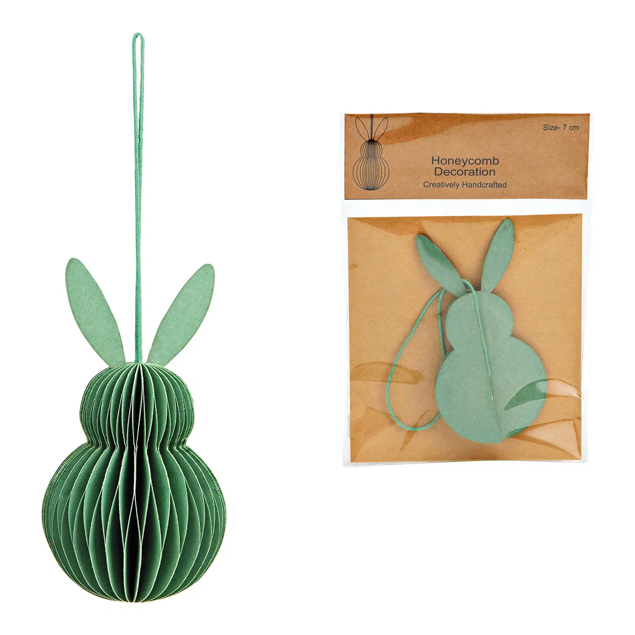 OSTERHASEN-ANHÄNGER AUS PAPIER