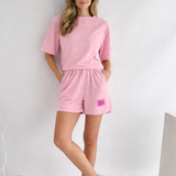 BAUMWOLLE- FROTTEE ZWEITEILER  – COZY & SCHICK