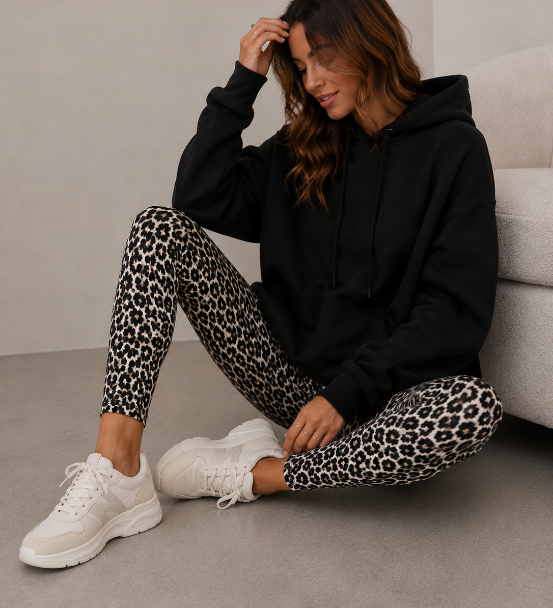 HIGH WAIST LEO LEGGINGS
