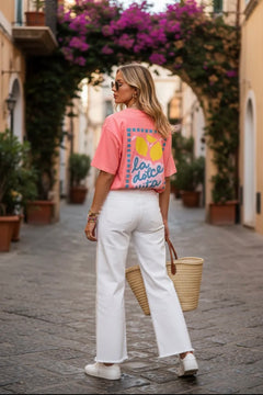 OVERSIZE T-SHIRT „DOLCE VITA“