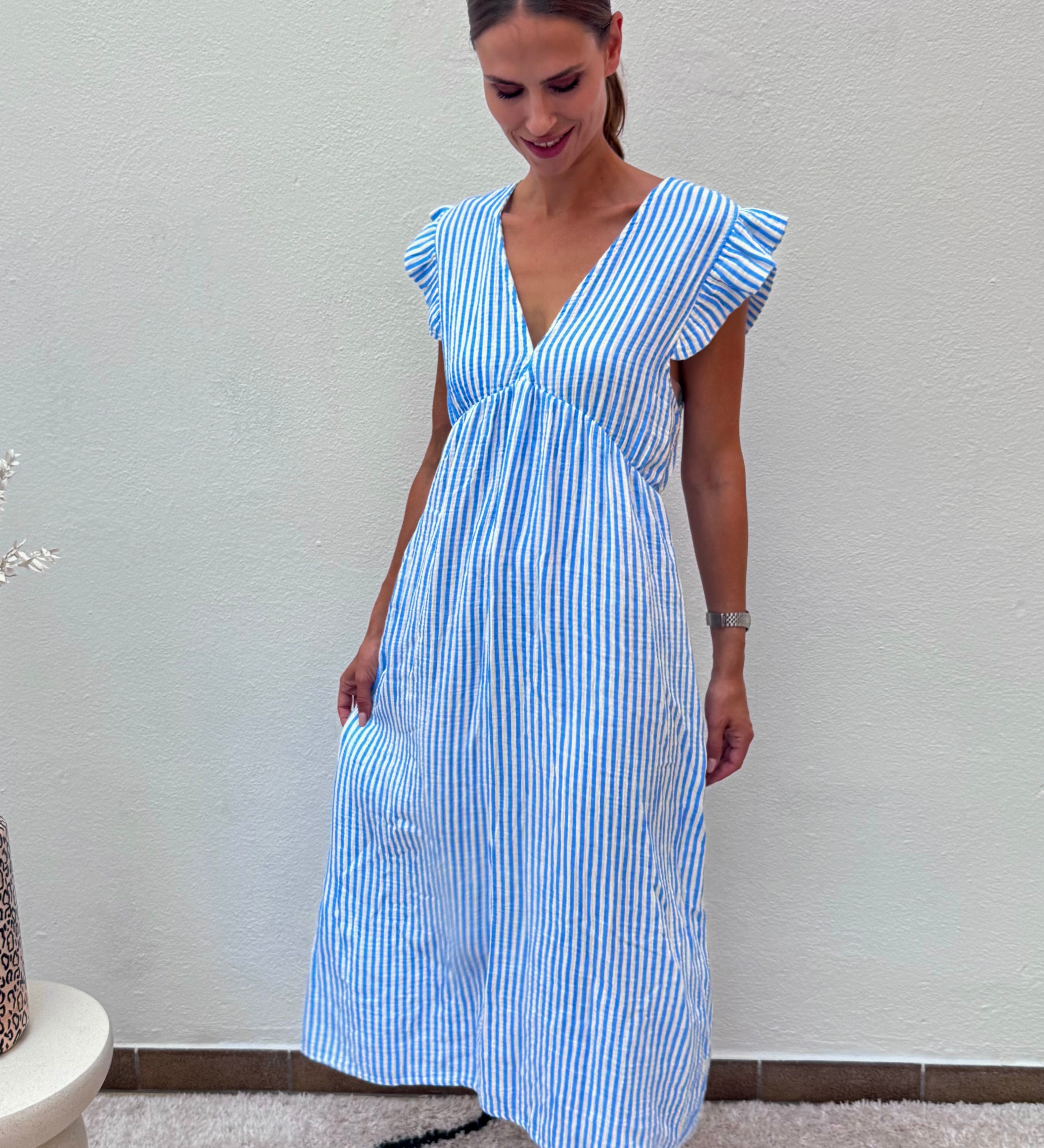 MAXI MUSSELINKLEID „SOPHIE"