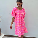 LEICHTES SOMMERKLEID „PINK LOTUS“