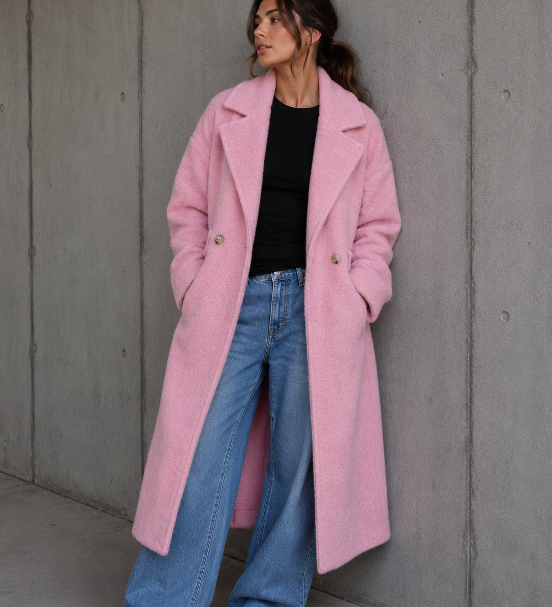 STRAIGHT-CUT COAT
