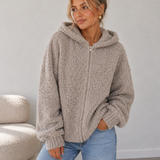 TEDDY ZIPPER „COZY CLOUD“