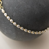 KUGELARMBAND SILBER, 18KT VERGOLDET