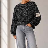 BUTTERSTOFF SWEATER LEO ANTHRAZIT  | One Size 36–42
