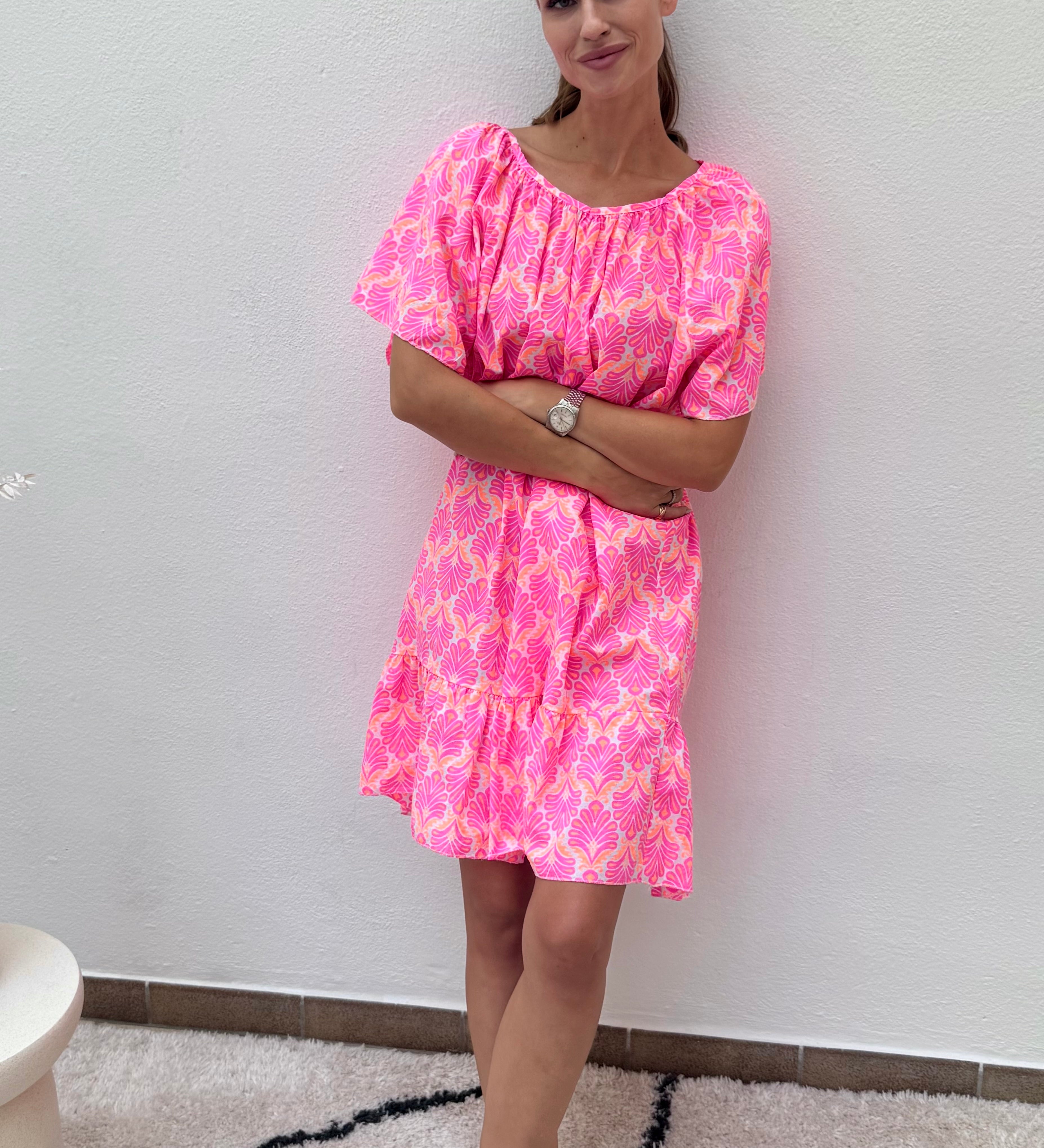 LEICHTES SOMMERKLEID „PINK LOTUS“