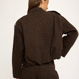 LEO JEANSJACKE IN SCHOKOBRAUN