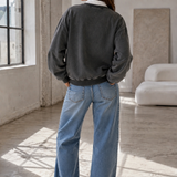 SWEATSHIRT AMOUR WASHED GREY