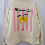 STATEMENT SWEATSHIRT „DOLCE VITA"