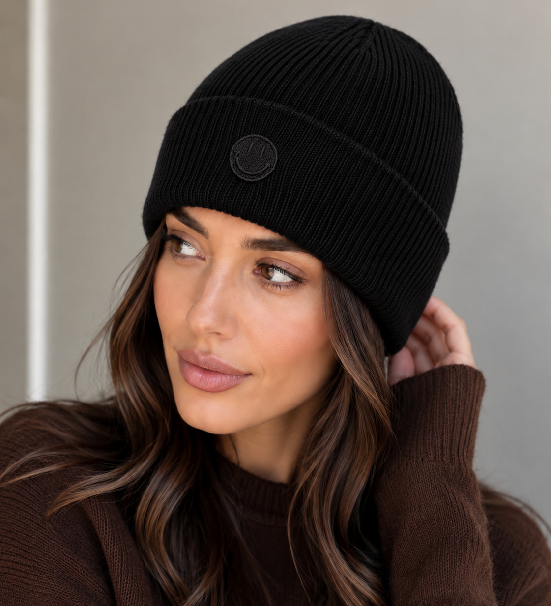 BEANIE MIT SMILEY