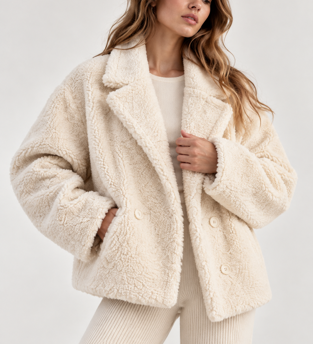 OVERSIZE TEDDYJACKE