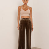 FLIESSENDE WEITE HOSE IN SAMTOPTIK