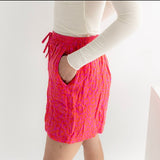KURZE MUSSELIN LEO SHORTS „COLOURFUL LEO“