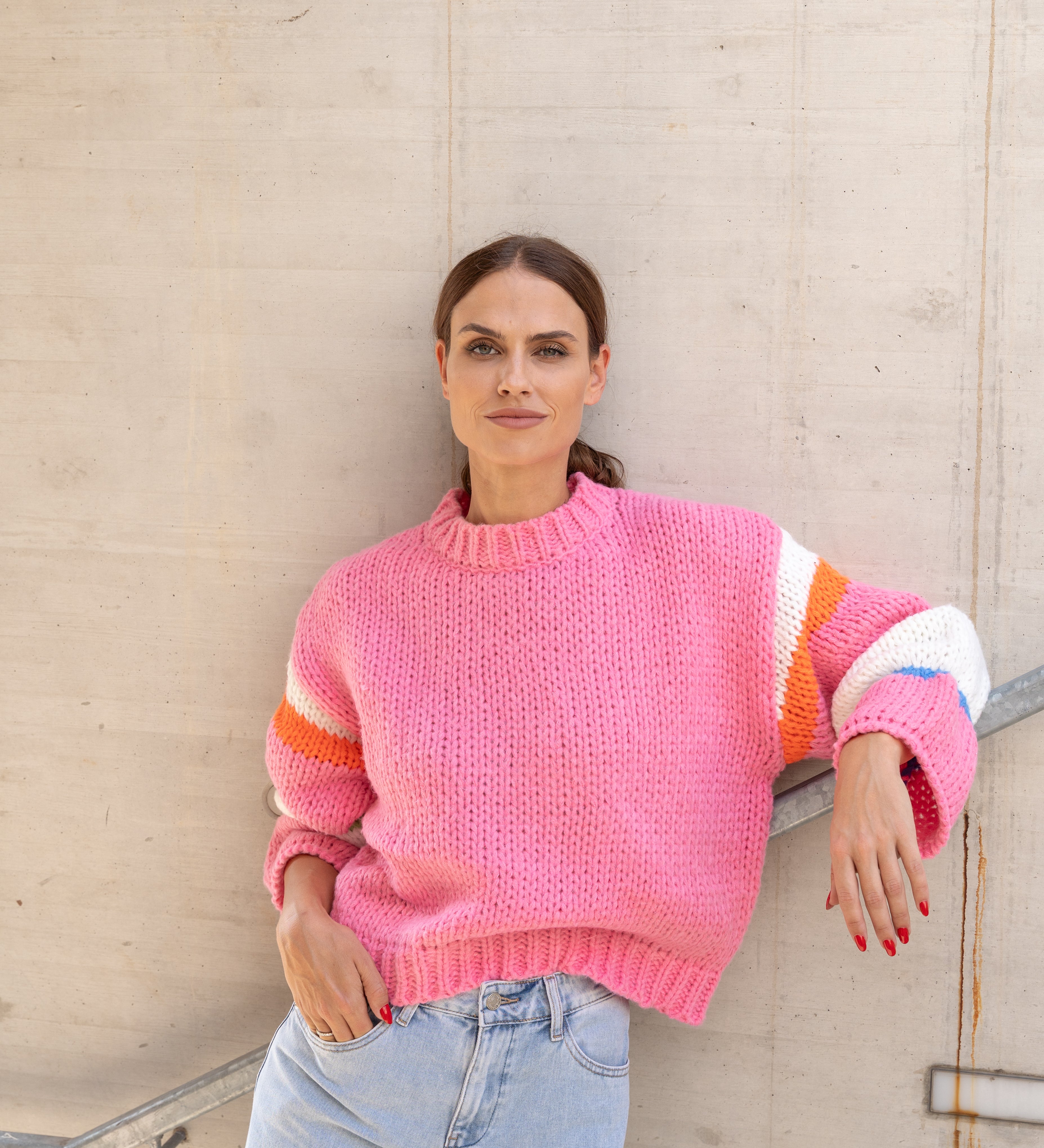 GROBSTRICK-PULLOVER „MAUI“