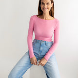MESH LONGSLEEVE PINK