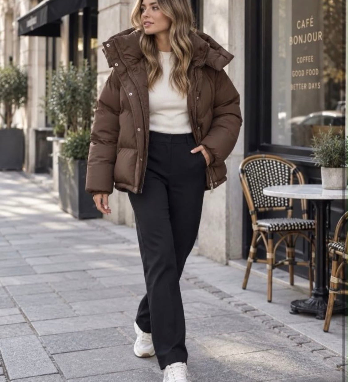 WATTIERTE STEPPJACKE „COCOON“