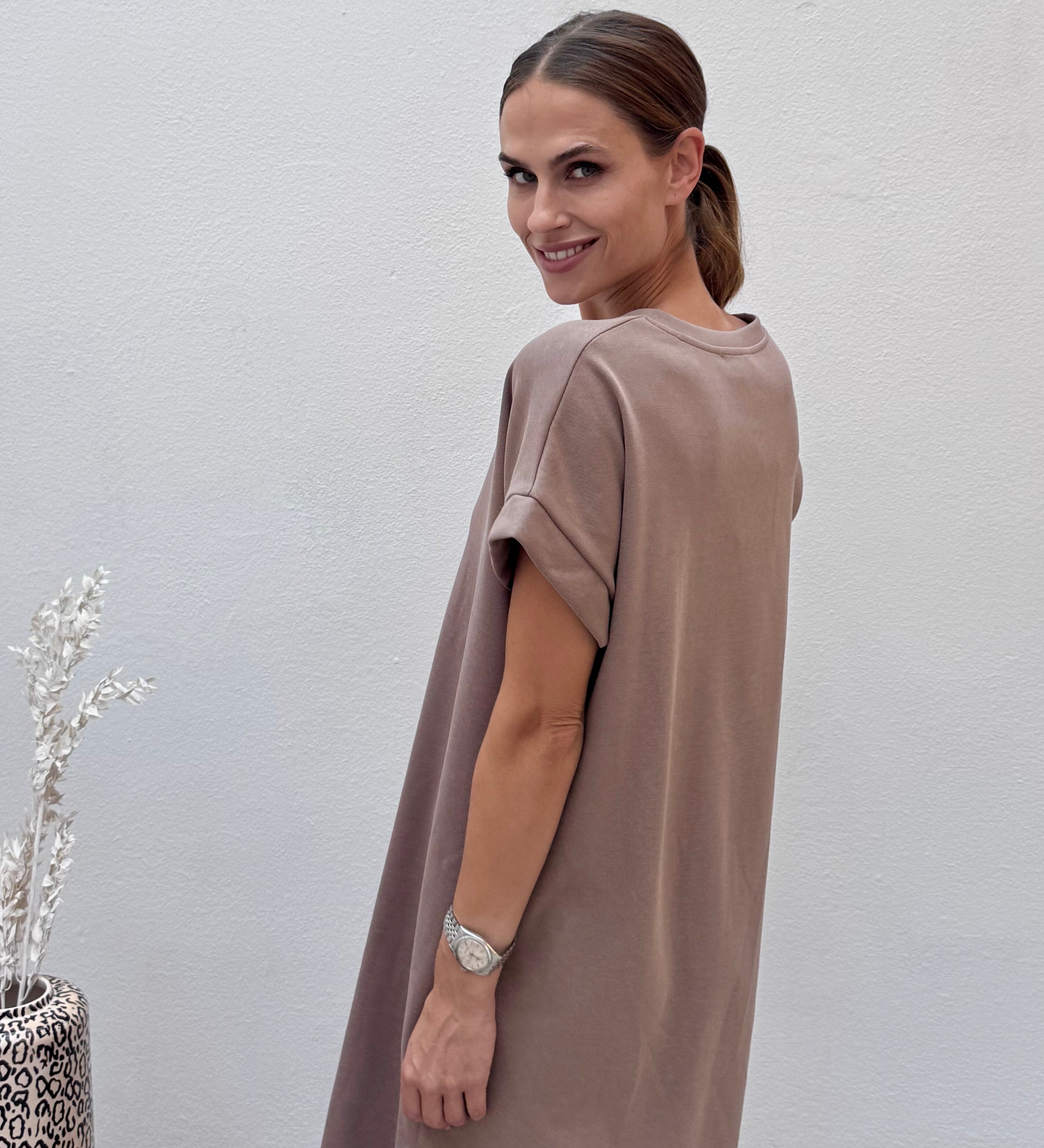 SWEATSHIRT-KLEID "HEARTBEAT"