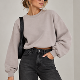 CROP BUTTERSTOFF SWEATER