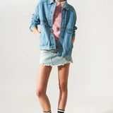 JEANSJACKE MIT NIETEN „STELLA“
