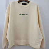 STATEMENT SWEATSHIRT „DOLCE VITA"