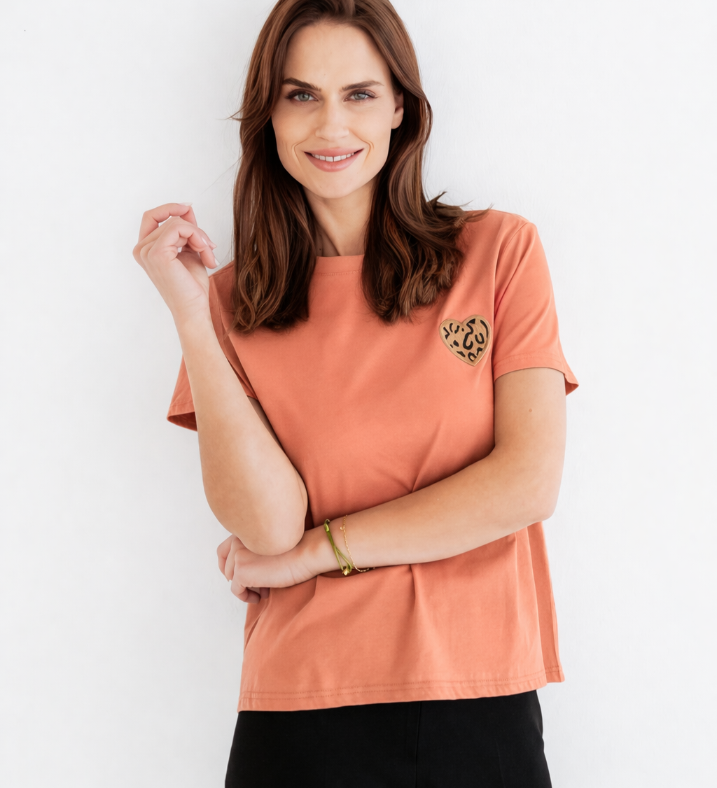 T-SHIRT „HERZ LEO"