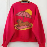 STATEMENT SWEATSHIRT „RIVIERA DACKEL"