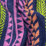 LILA BOHO MAXI MUSSELINKLEID