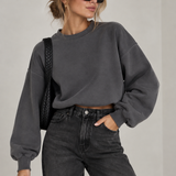 CROP BUTTERSTOFF SWEATER