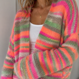CARDIGAN „NEON STRIPES“