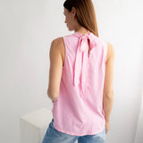 EINFARBIGES NECKHOLDER TOP