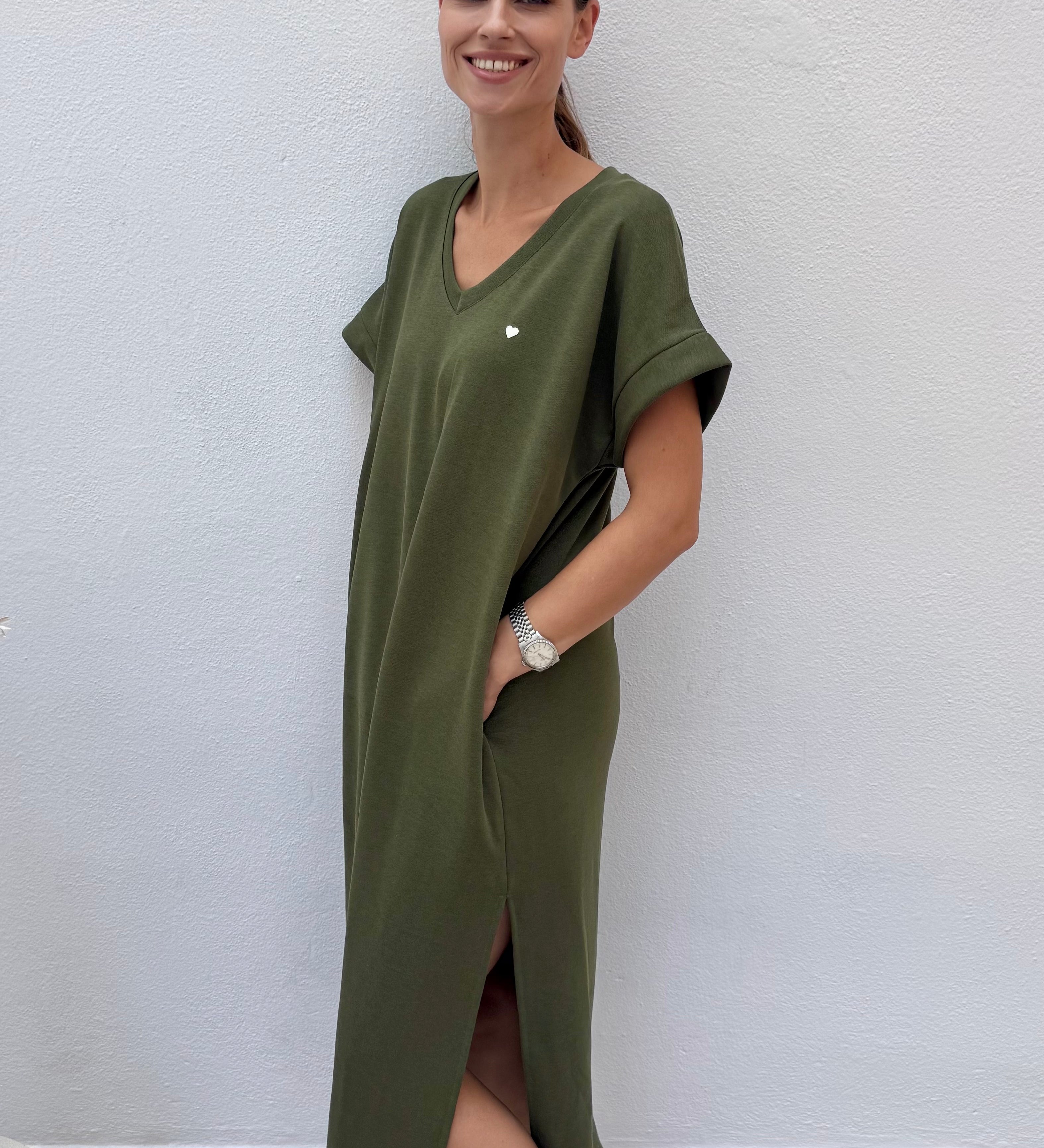 SWEATSHIRT-KLEID "HEARTBEAT"
