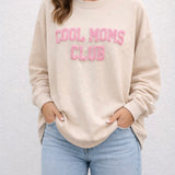 SWEATER "COOL MOMS CLUB" - OVERSIZE FIT
