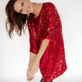PAILLETTENKLEID "CHILLIRED“