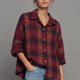 FEMININES FLANELLHEMD „SARAH“