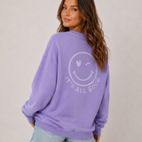 SWEATER „IT‘S ALL GOOD OVERSIZE SWEATER“
