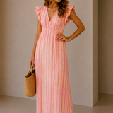MAXI MUSSELINKLEID „TIFFANY“