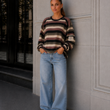 Rainbow Vibes Sweater Khaki | One Size 36–42