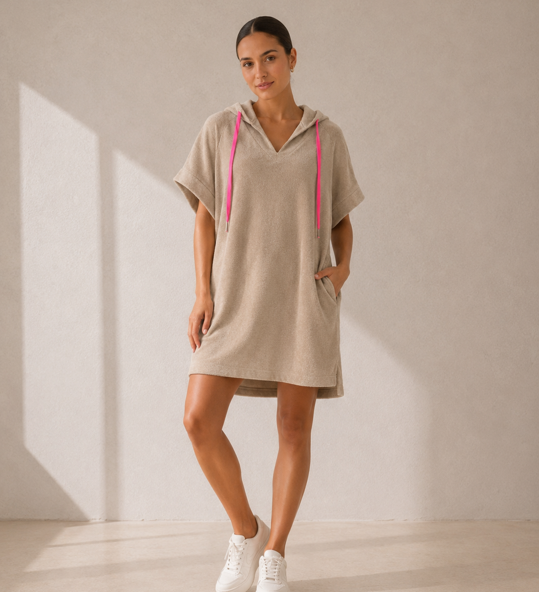 CAPRI FROTTEE DRESS