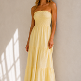 AVA BANDEAU MAXI-KLEID
