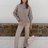 PULLI MIT KLEINEM ROLLKRAGEN "MELINA"