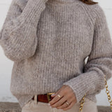 PULLI MIT KLEINEM ROLLKRAGEN "MELINA"