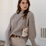 PULLI MIT KLEINEM ROLLKRAGEN "MELINA"